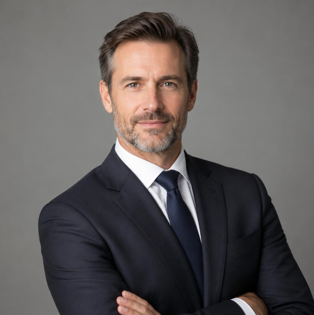 Portrait of a businessman in a suit