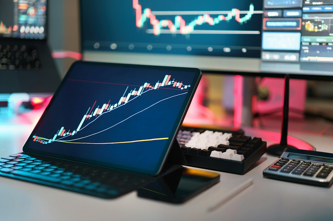 analytical dashboard on computer
