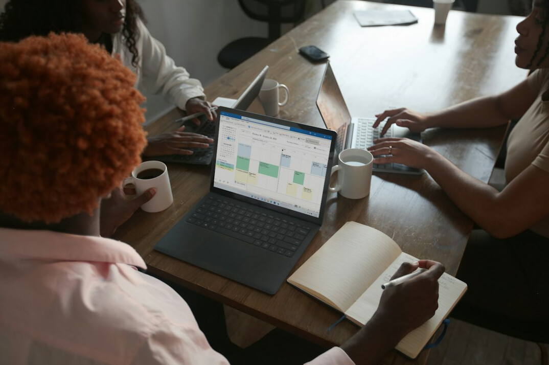 business team analyzing data